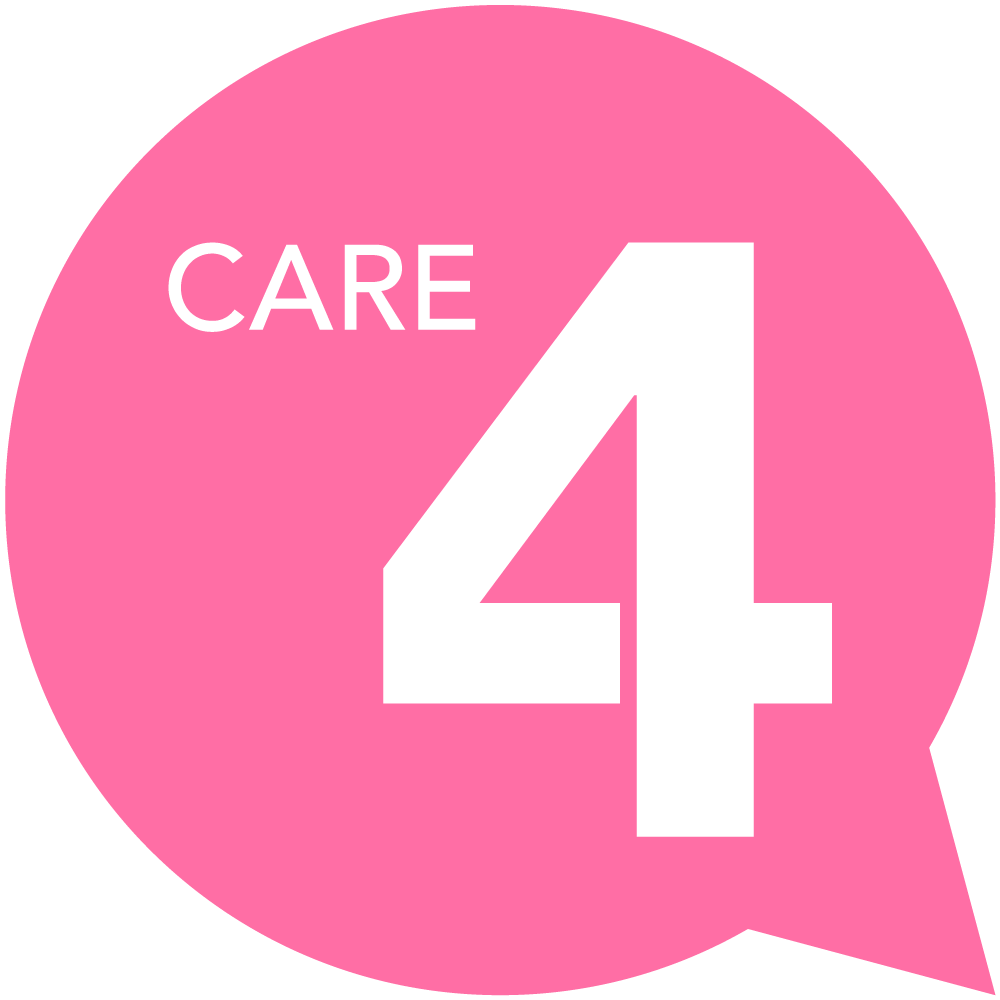 ケアフォーサポート　吹き出しタイプのロゴマーク